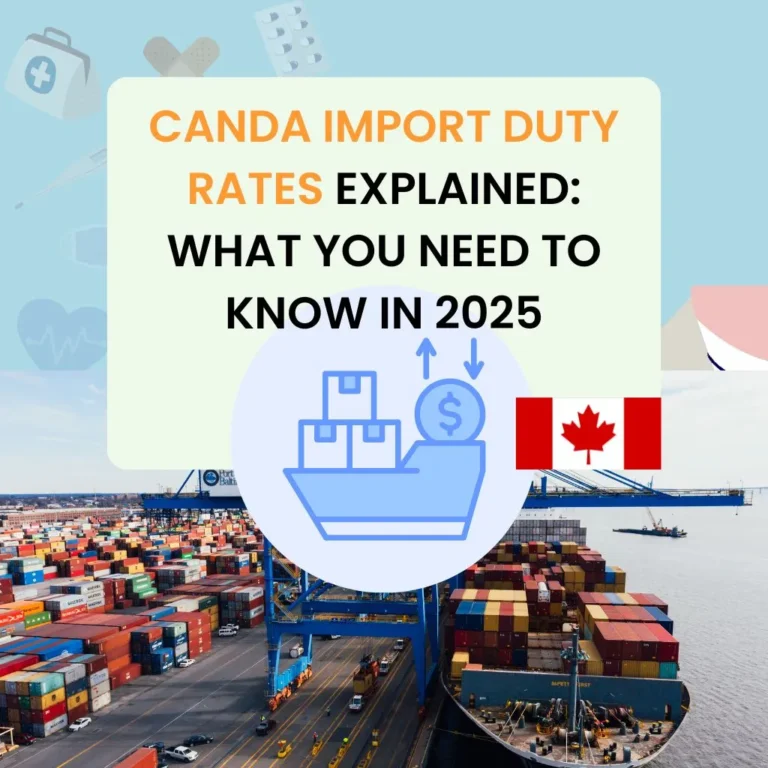 Canada Import Duty Rates
