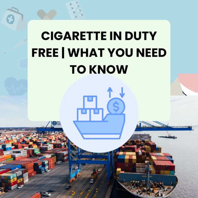 Cigarette in Duty Free